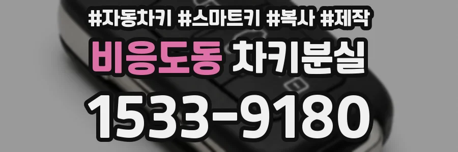 비응도동 차키분실