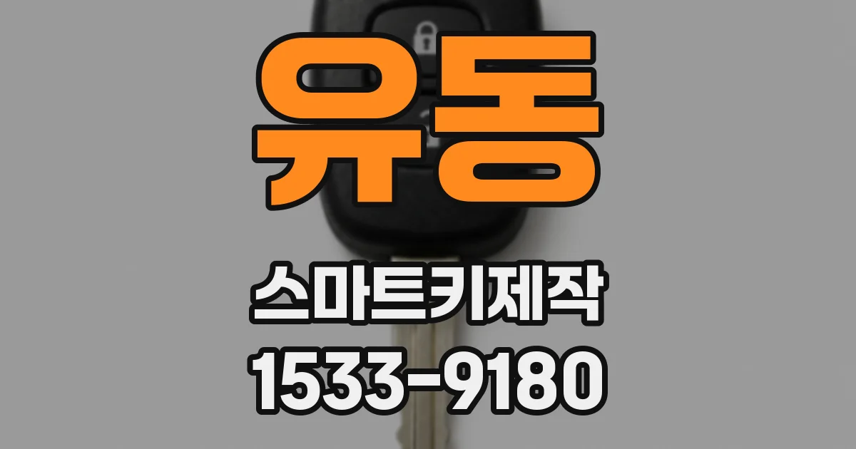 유동 스마트키제작