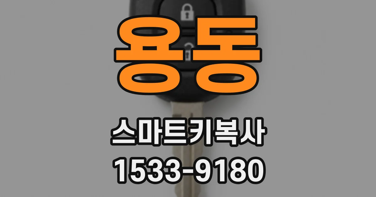 용동 스마트키복사