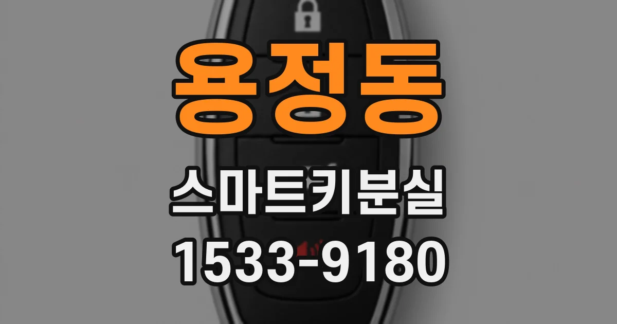 용정동 스마트키분실