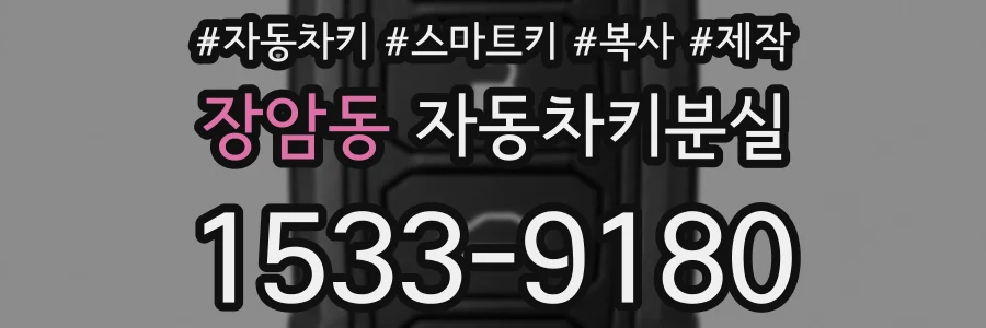 장암동 자동차키분실