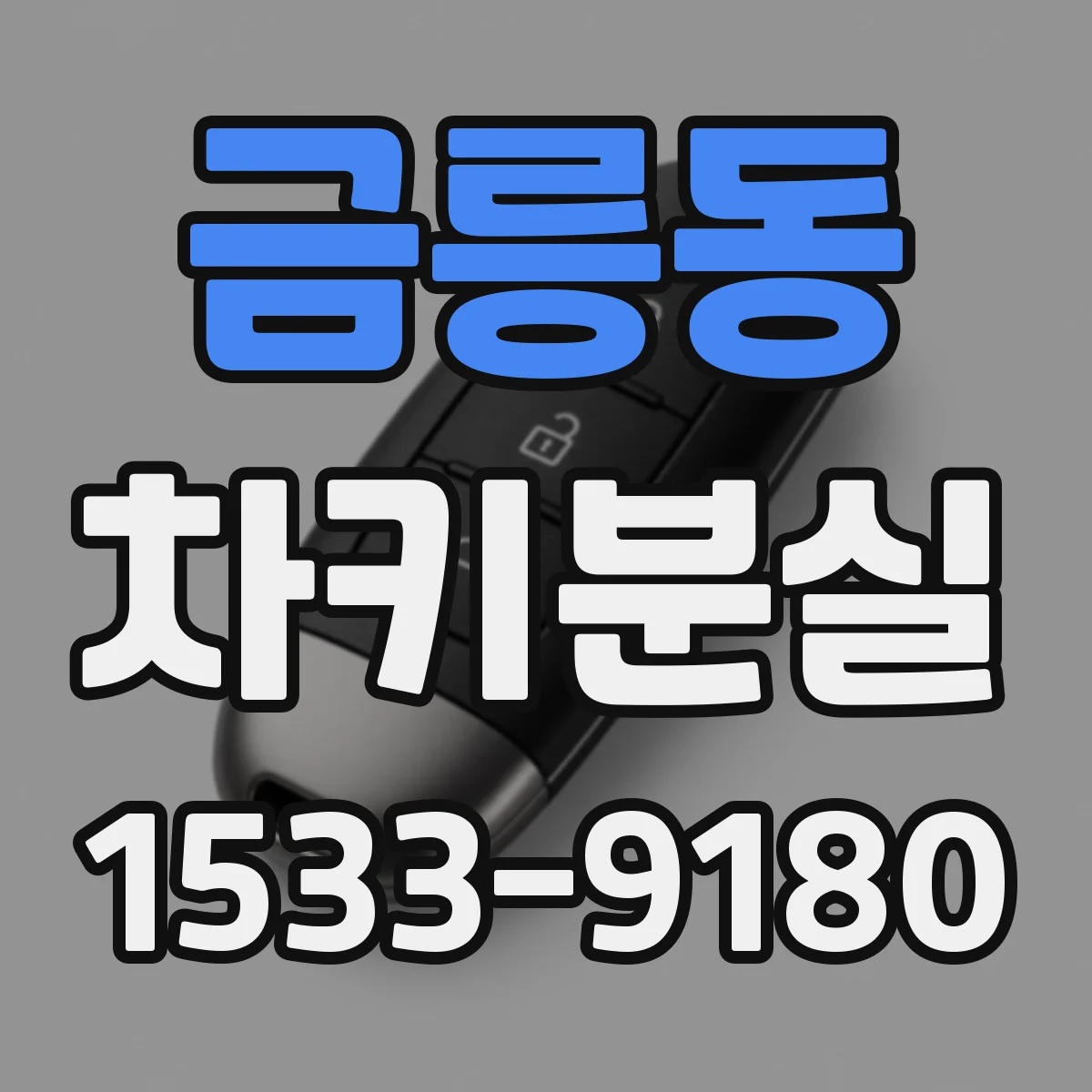 금릉동 차키분실