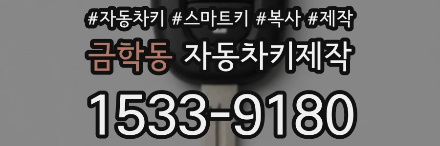 금학동 자동차키제작