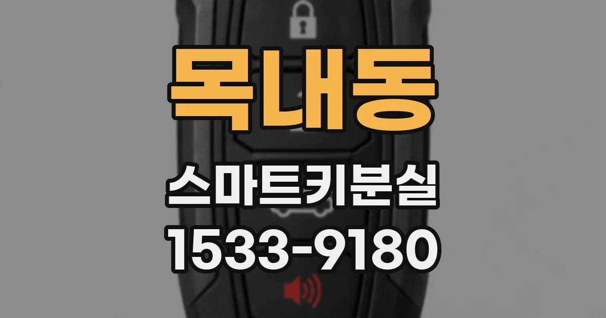 목내동 스마트키분실