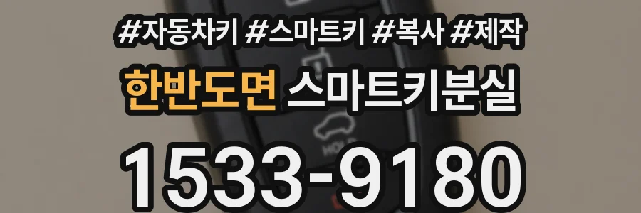 한반도면 스마트키분실