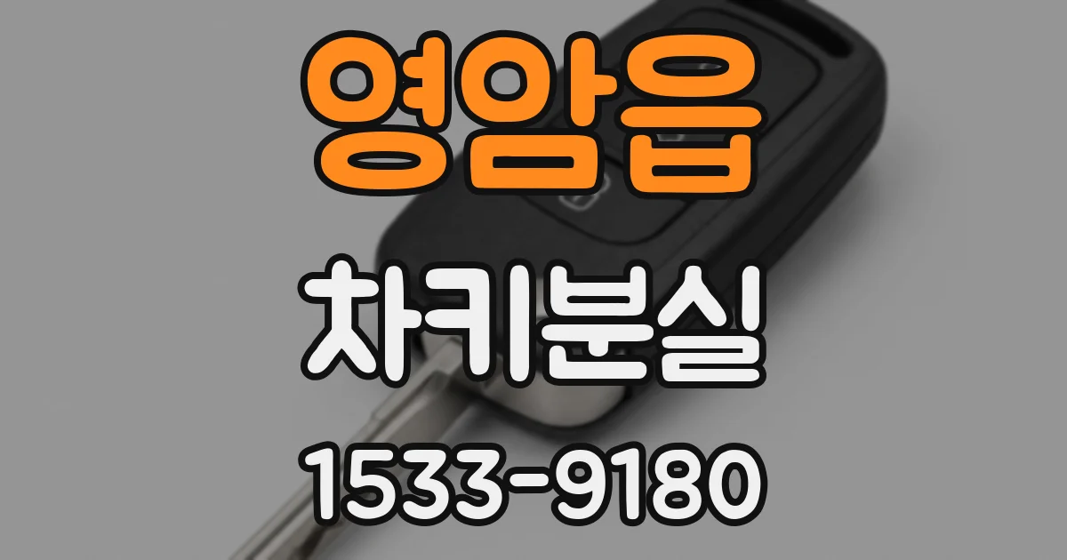 영암읍 차키분실