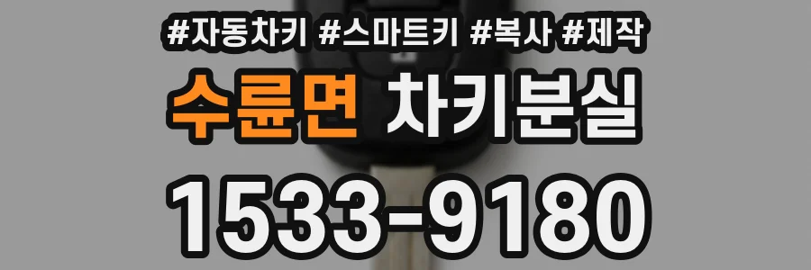 수륜면 차키분실