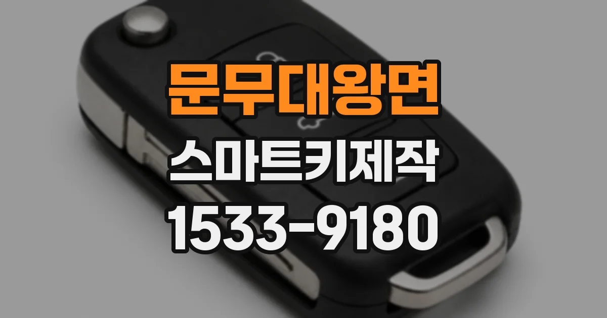 문무대왕면 스마트키제작