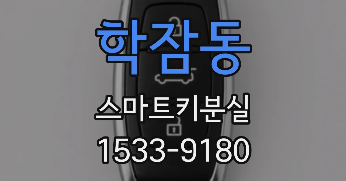 학잠동 스마트키분실