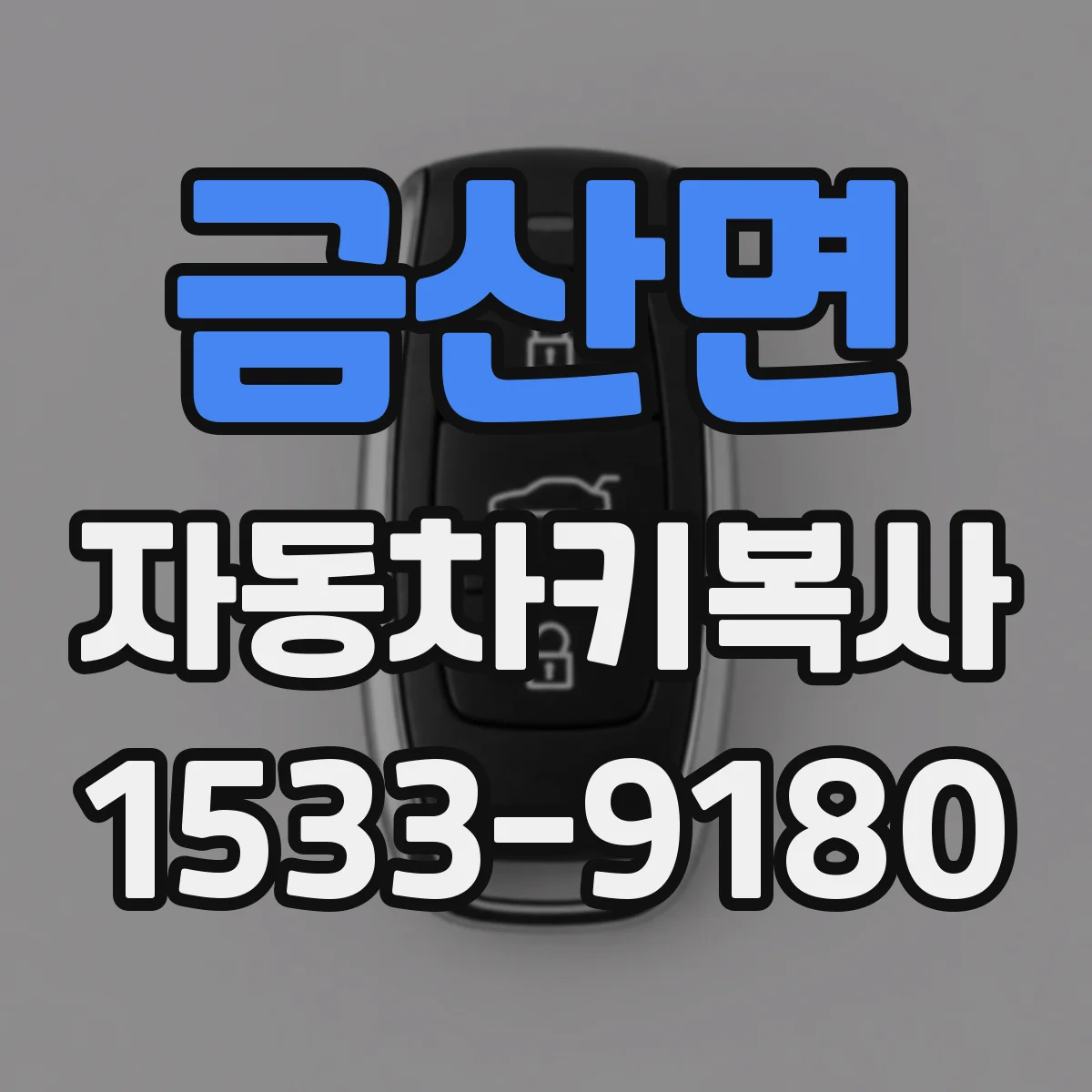 금산면 자동차키복사
