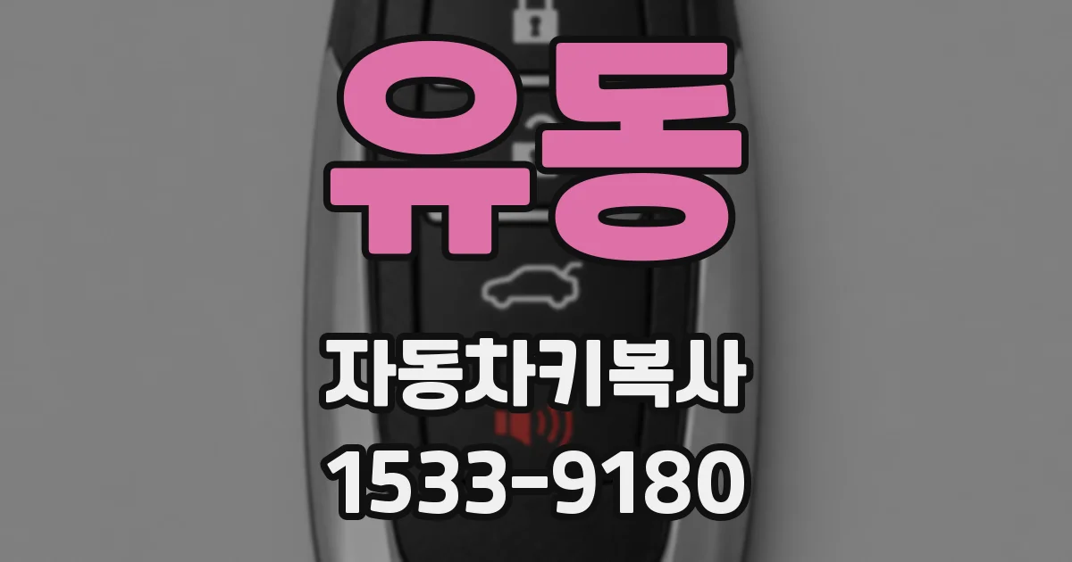유동 자동차키복사