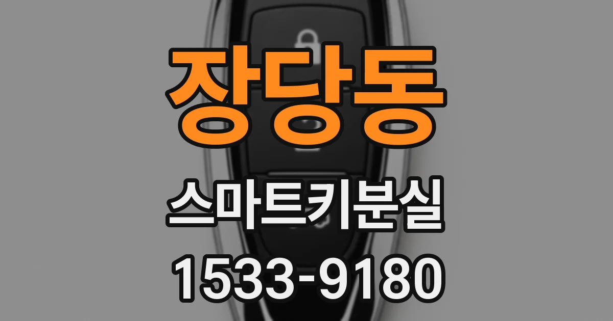 장당동 스마트키분실