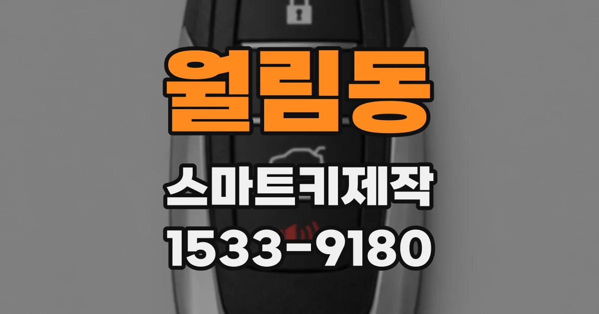 월림동 스마트키제작