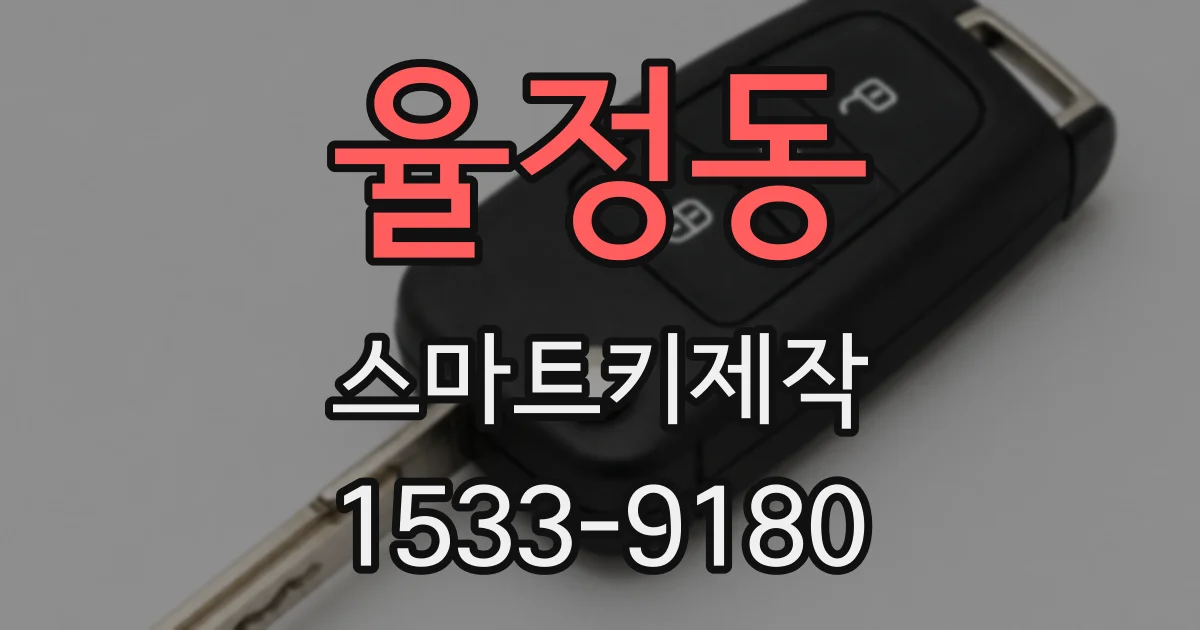 율정동 스마트키제작