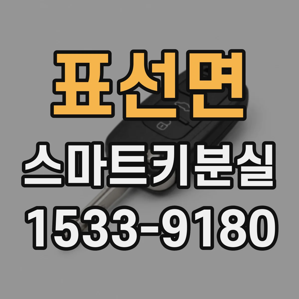 표선면 스마트키분실