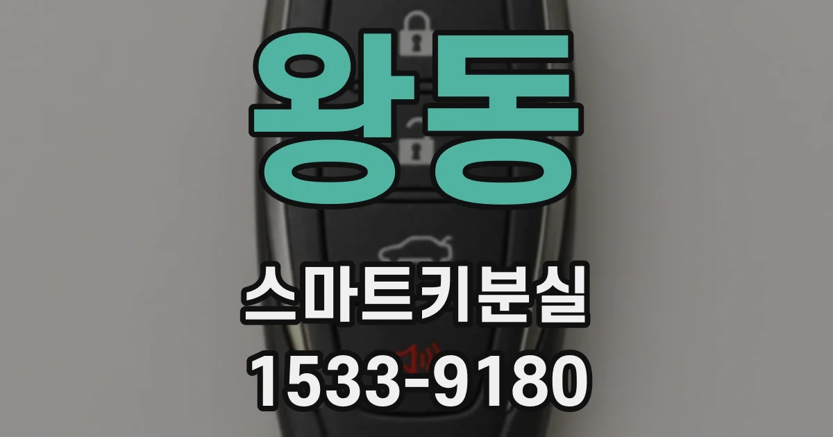 왕동 스마트키분실