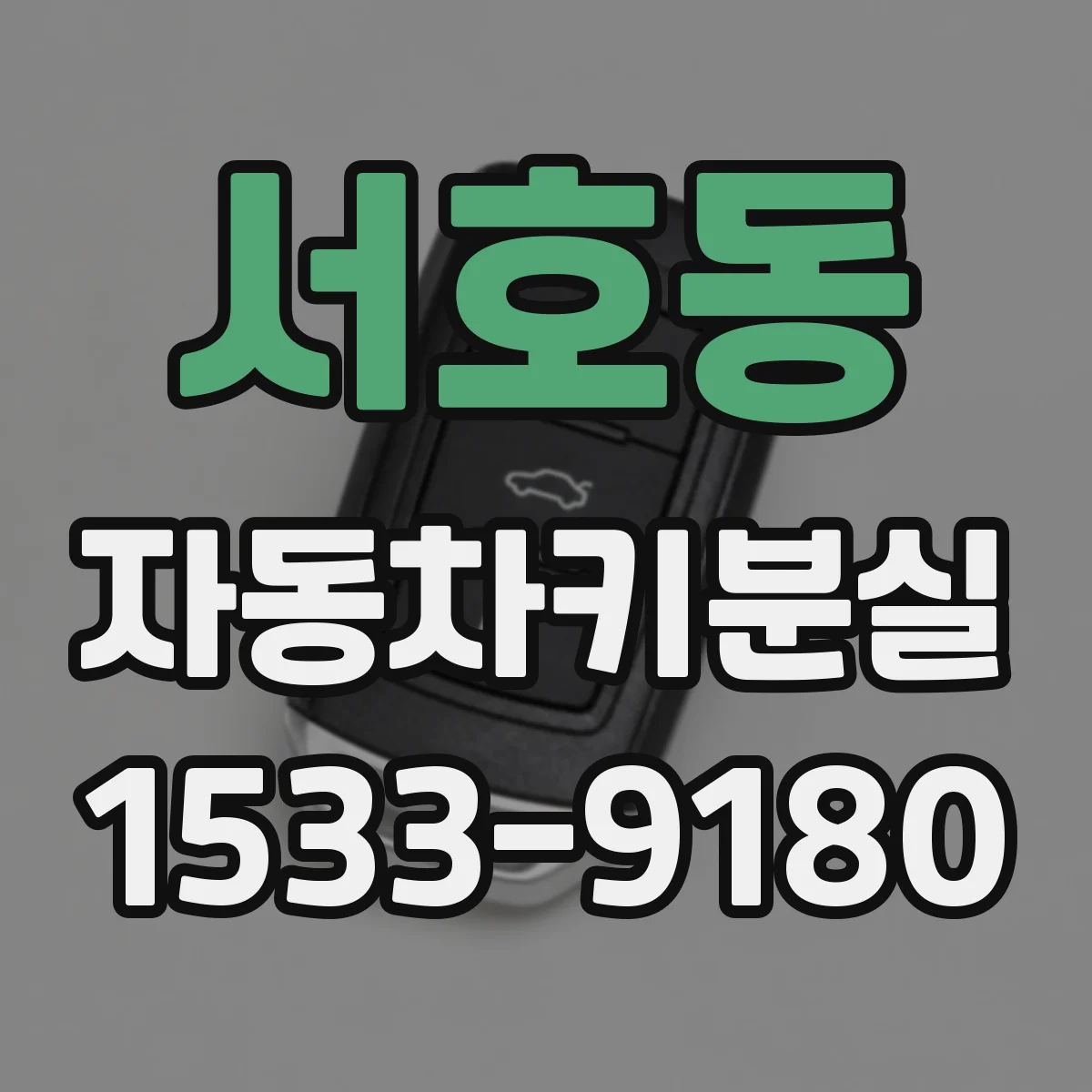 서호동 자동차키분실