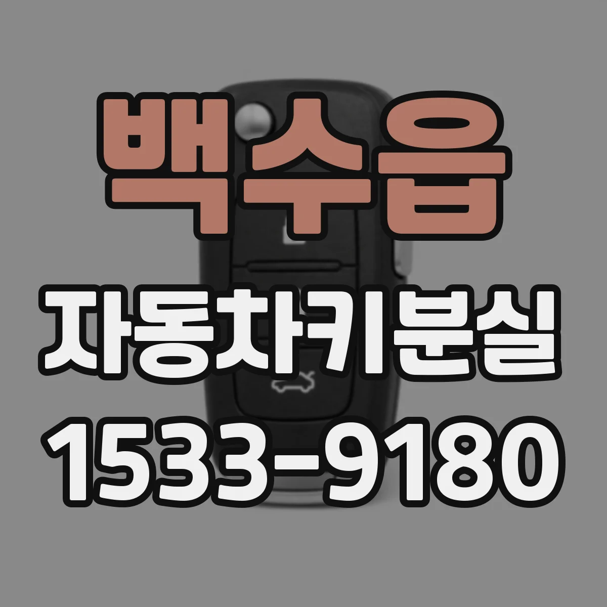 백수읍 자동차키분실