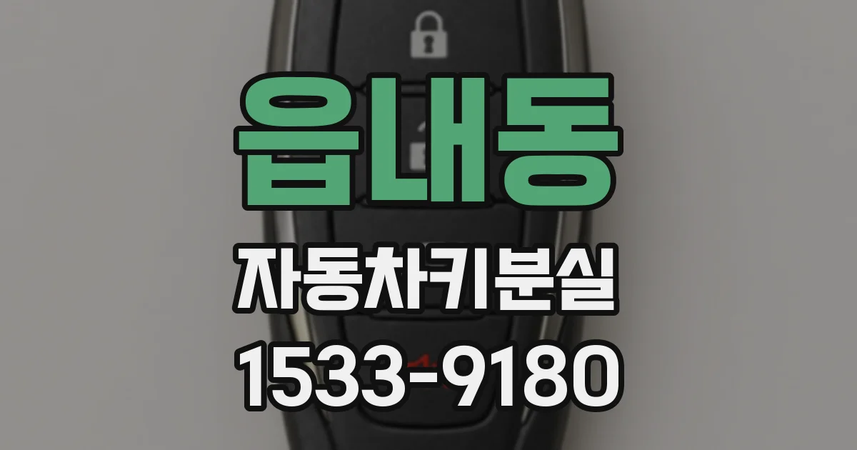 읍내동 자동차키분실