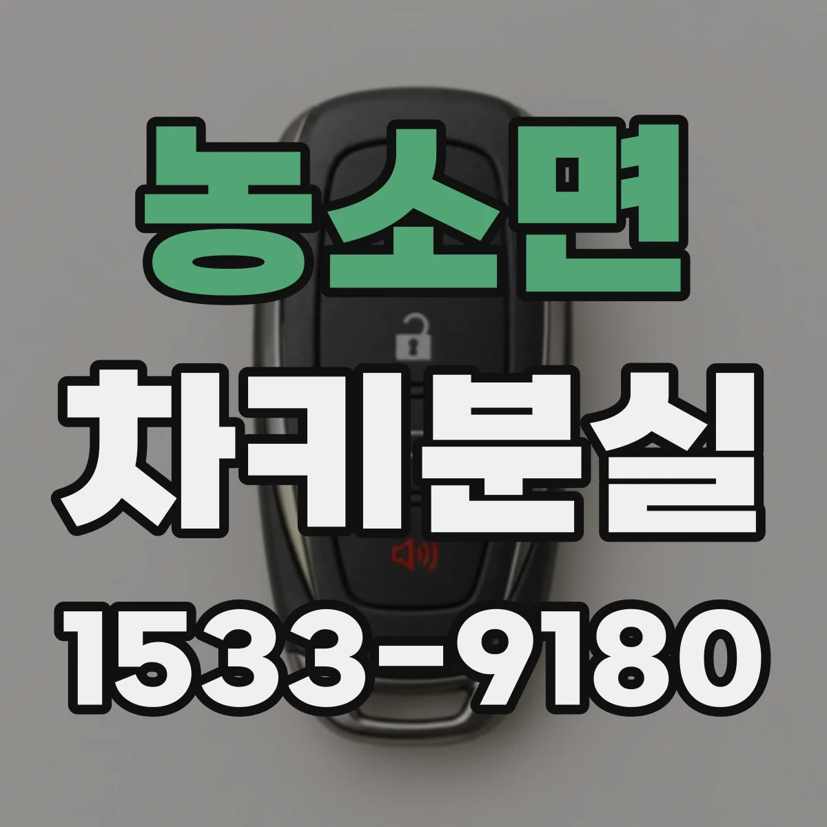 농소면 차키분실