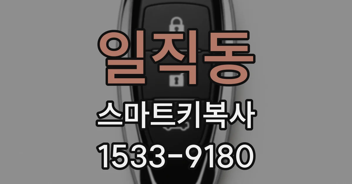 일직동 스마트키복사