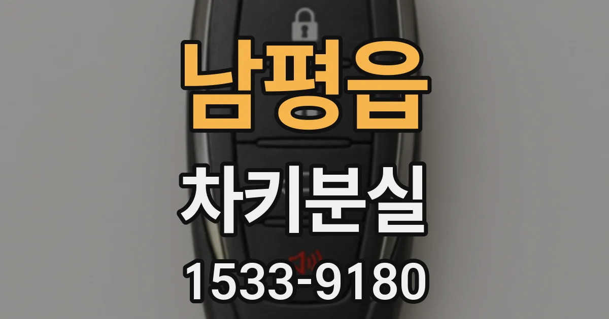 남평읍 차키분실