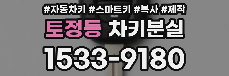 토정동 차키분실