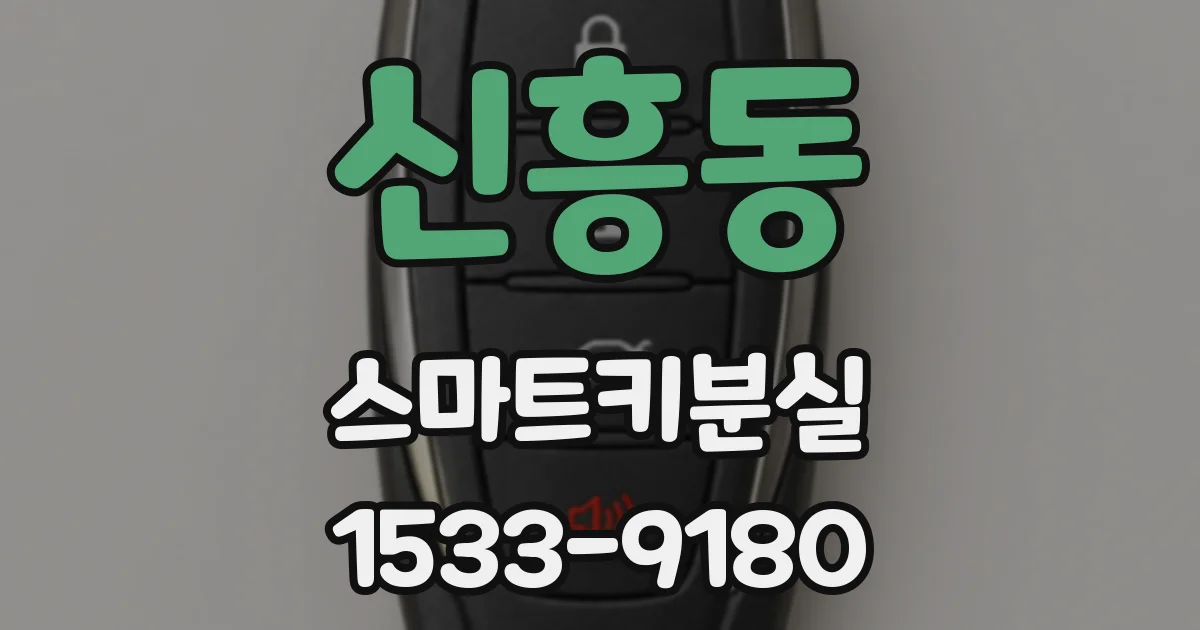 신흥동 스마트키분실