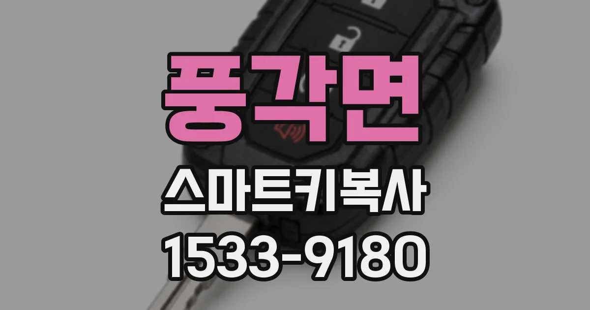 풍각면 스마트키복사