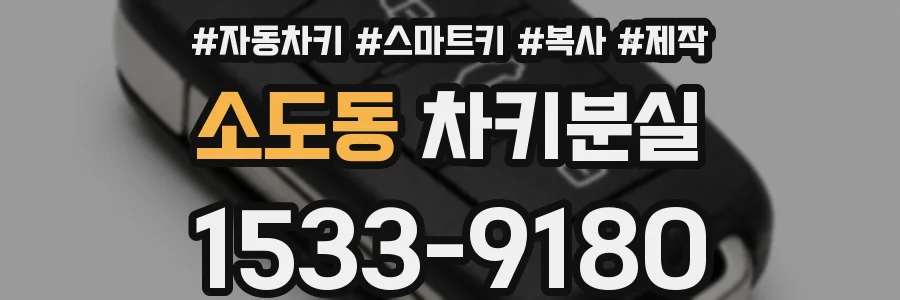 소도동 차키분실
