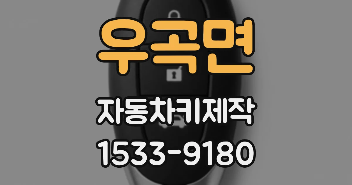 우곡면 자동차키제작