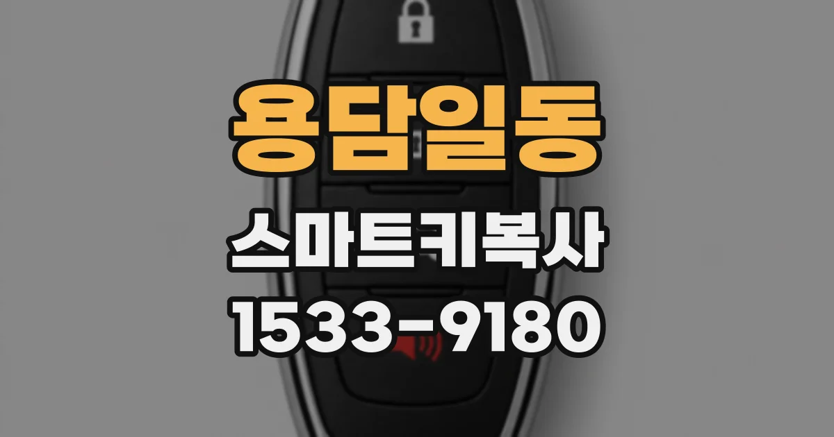 용담일동 스마트키복사