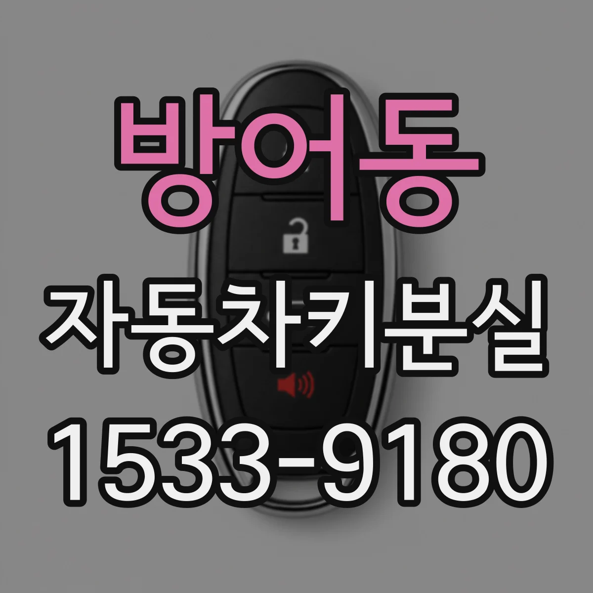 방어동 자동차키분실