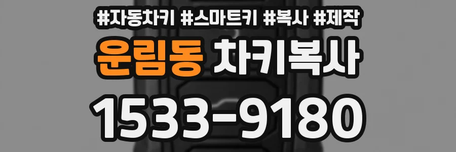 운림동 차키복사