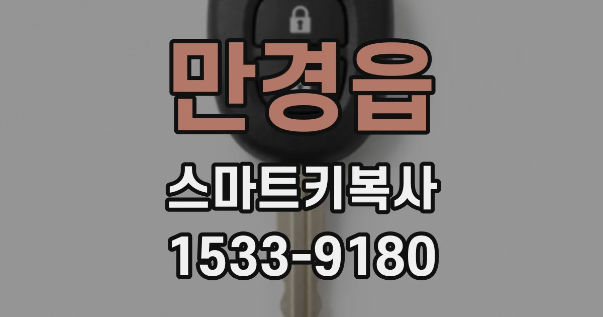 만경읍 스마트키복사