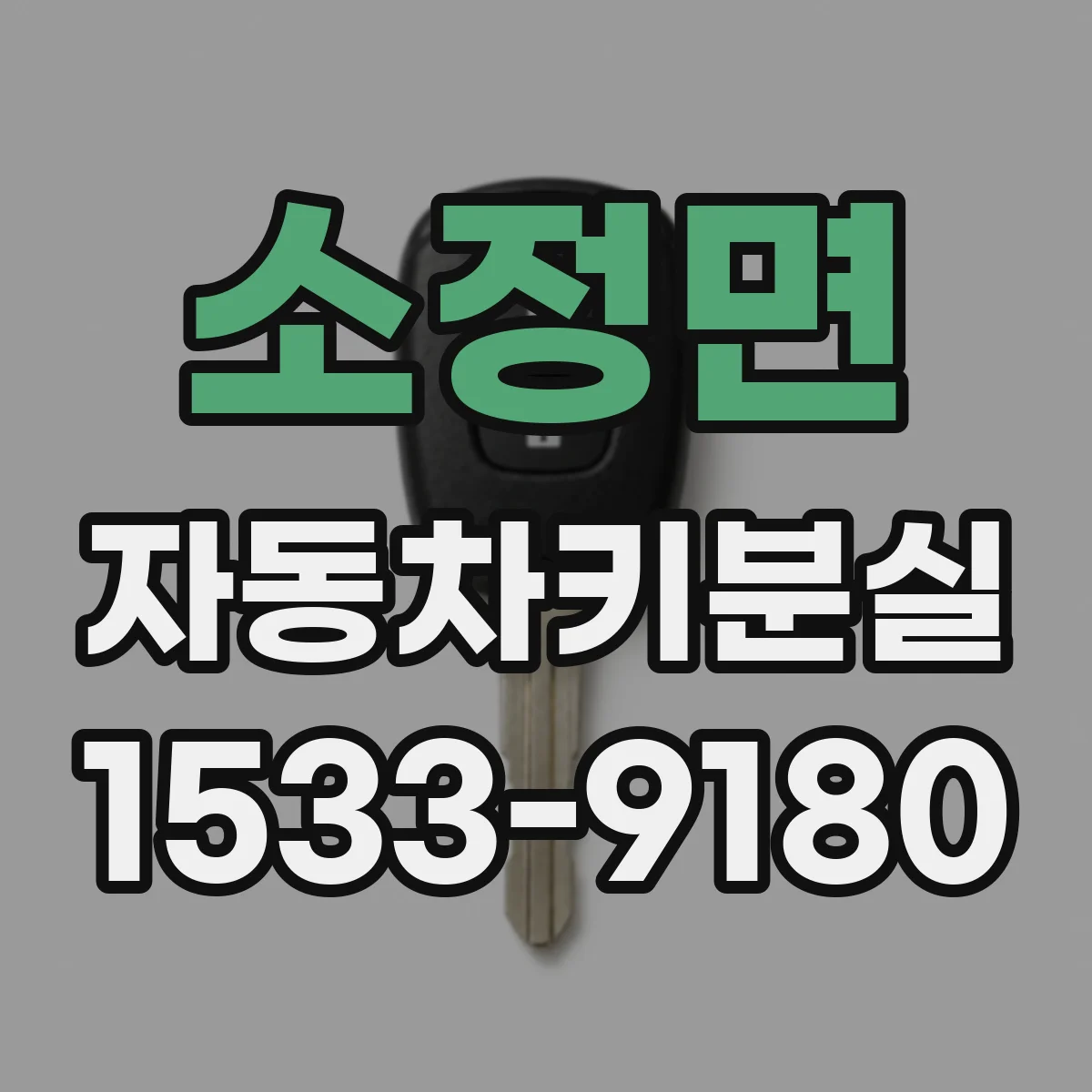 소정면 자동차키분실