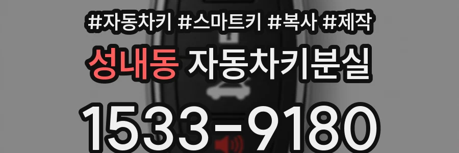 성내동 자동차키분실