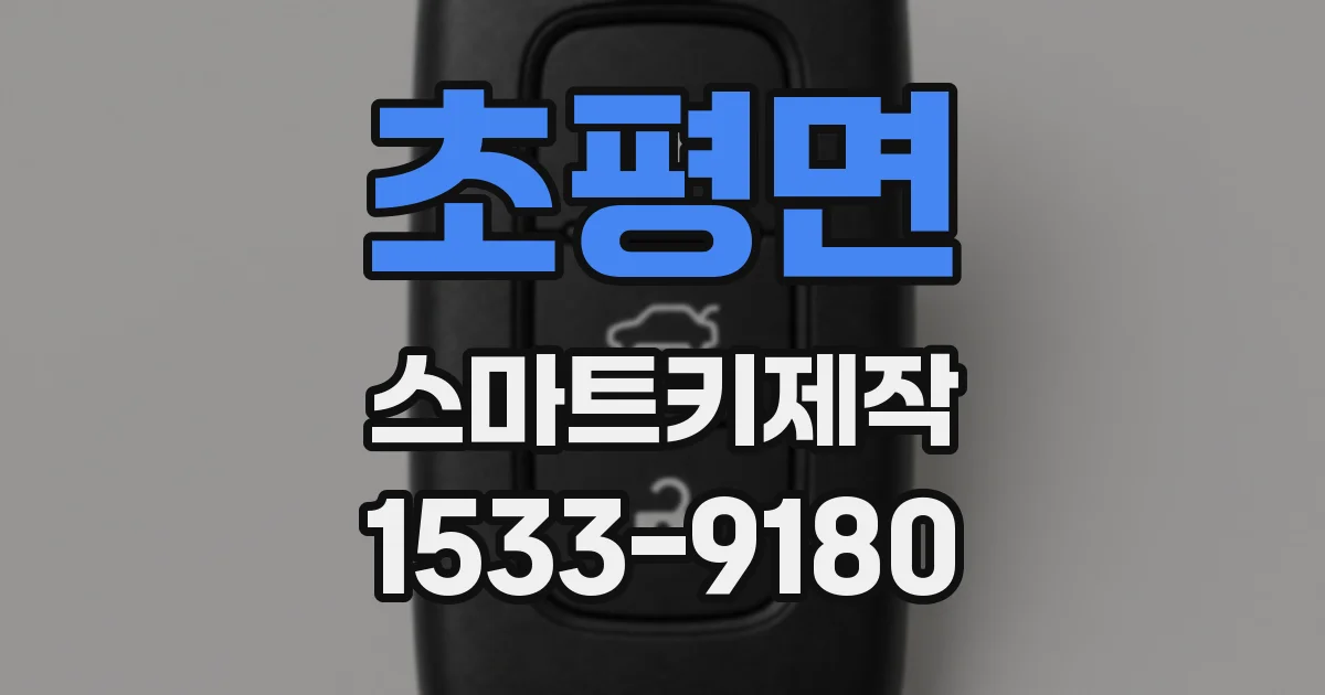 초평면 스마트키제작