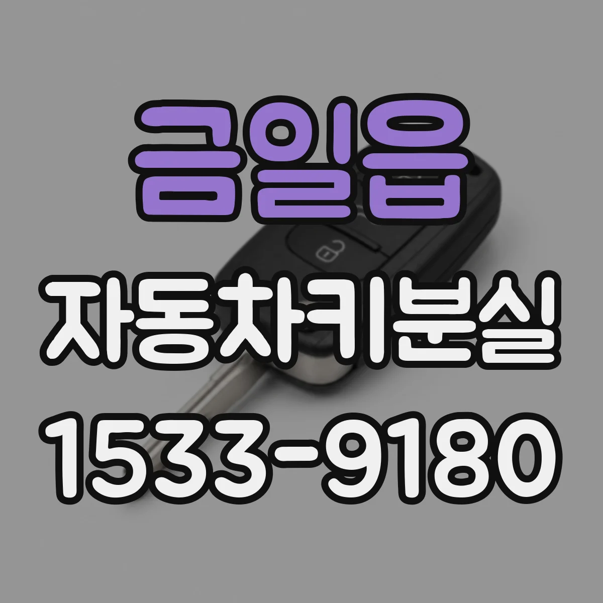 금일읍 자동차키분실