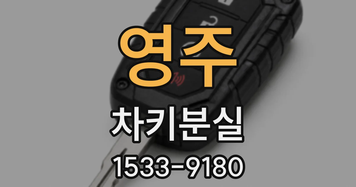 영주 차키분실