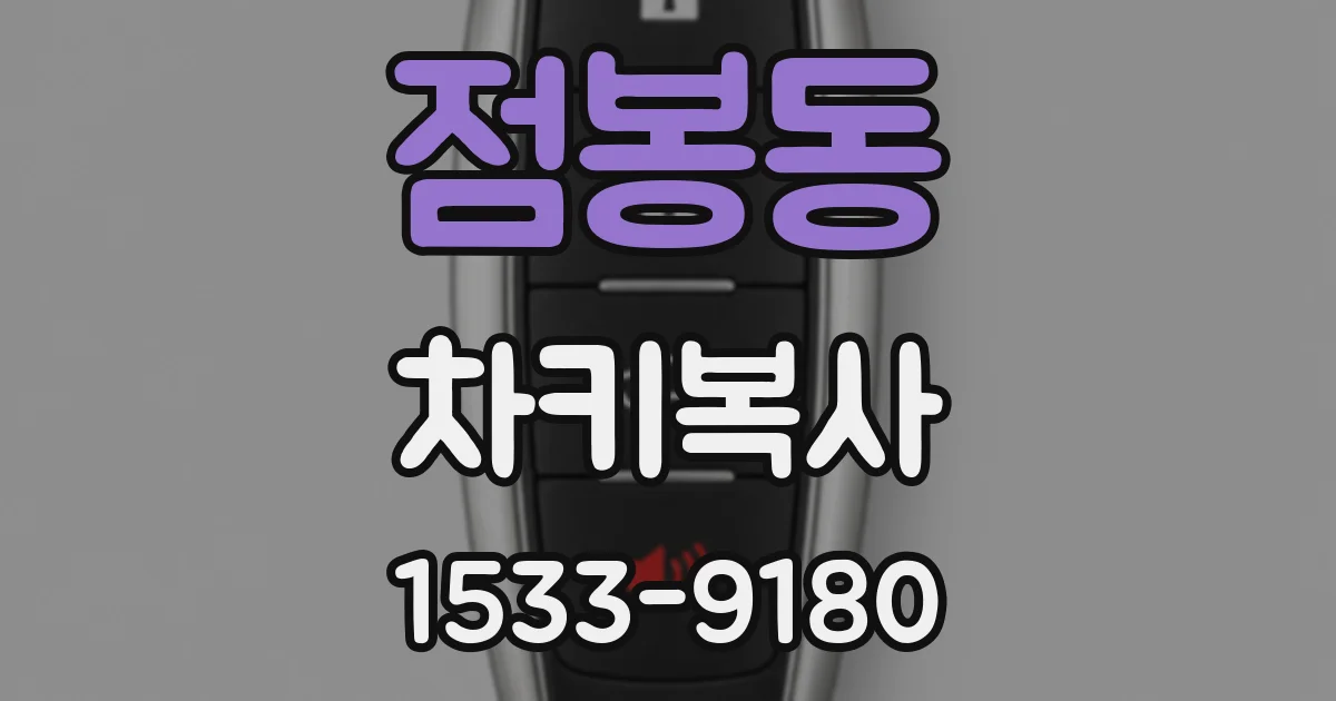 점봉동 차키복사