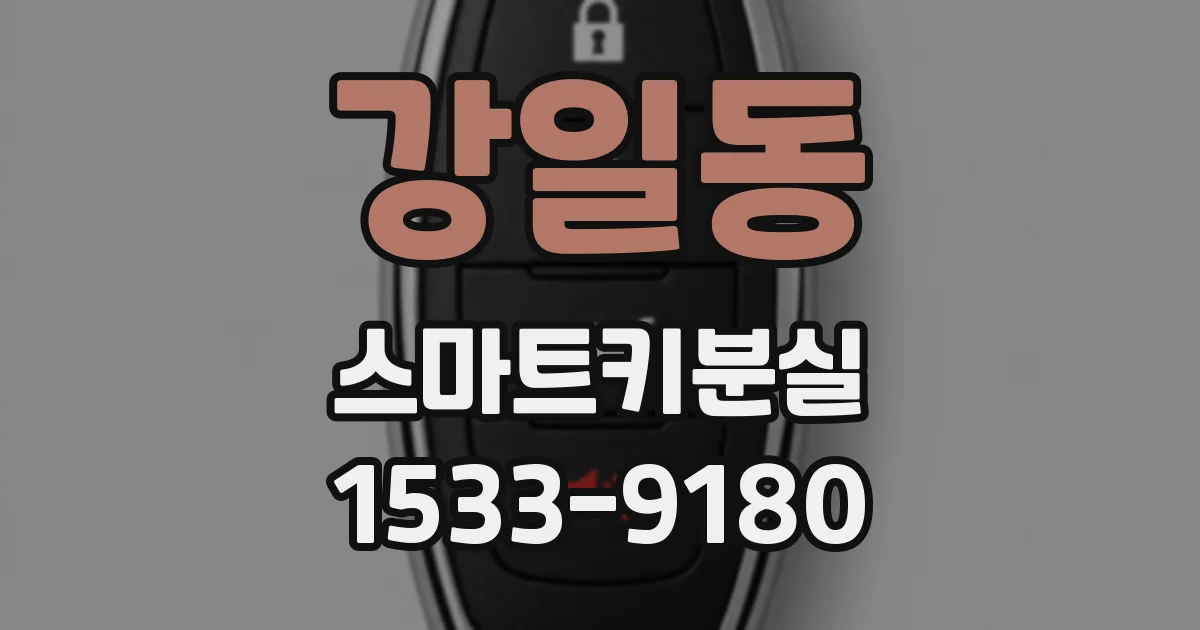 강일동 스마트키분실