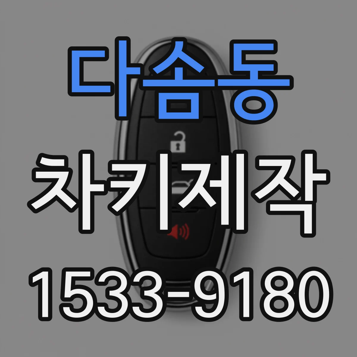 다솜동 차키제작