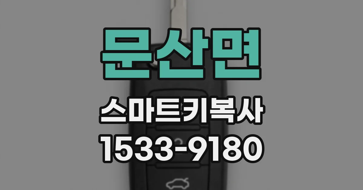 문산면 스마트키복사
