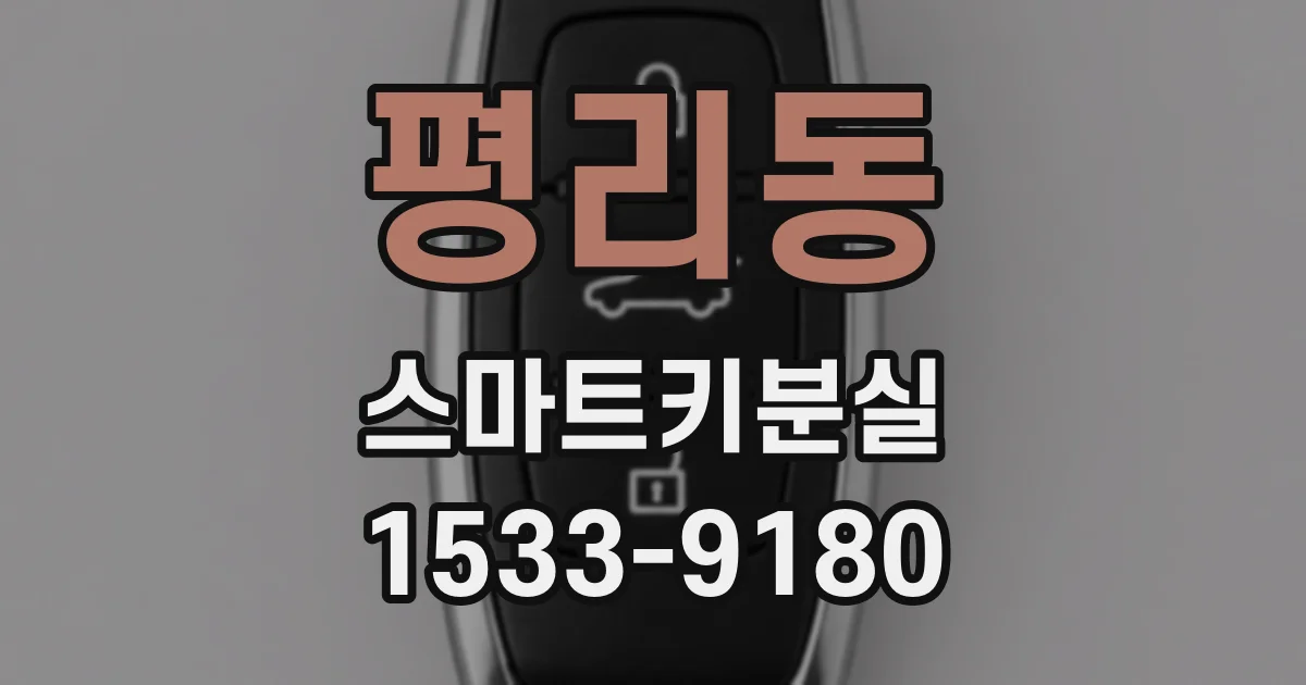 평리동 스마트키분실