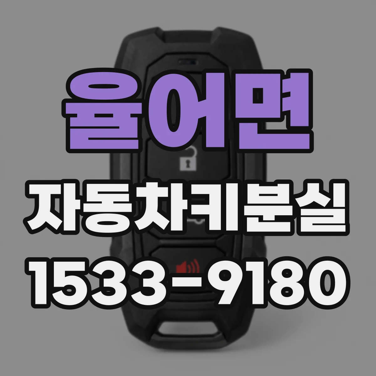 율어면 자동차키분실