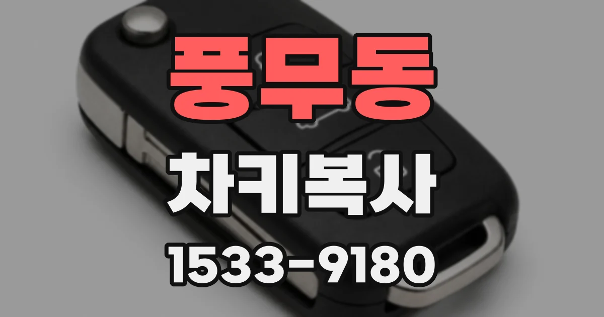 풍무동 차키복사