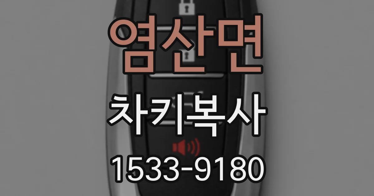염산면 차키복사