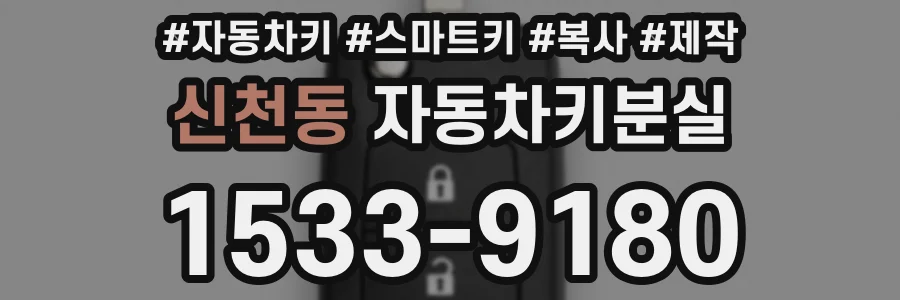 신천동 자동차키분실