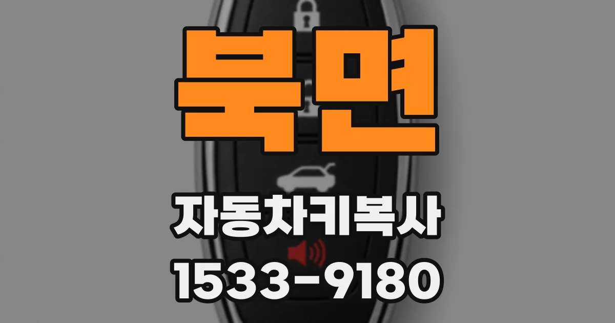 북면 자동차키복사